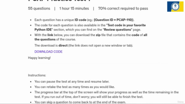PCAP-31-03 - Python Certification Exam Practice Tests - 2025 – Screenshot 4