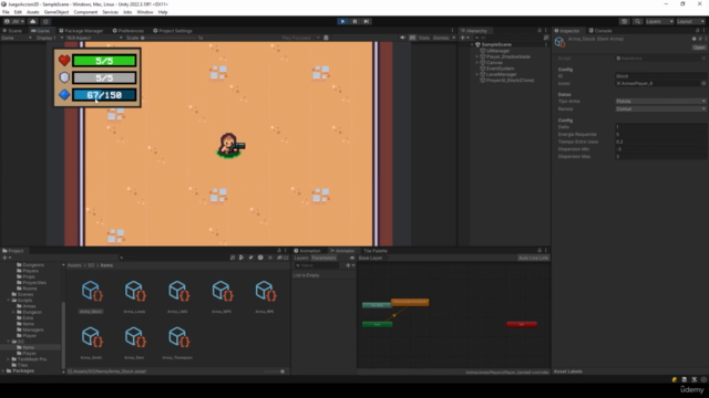 Aprende a crear un videojuego de Acción 2D con Unity – Screenshot 3