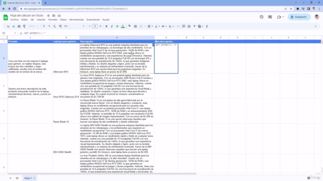 Integración de ChatGPT con Excel y Google Sheets - Screenshot_04