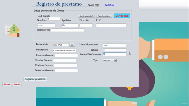 sistema de prestamos y cobranzas en java mysql codigo fuente – Screenshot 1