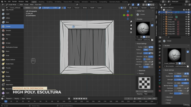 Escenario estilizado para videojuegos con Blender y Unreal – Screenshot 2