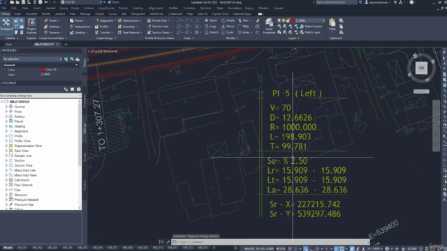 AutoCAD Civil 3D 6km Complete Road & Junction Design Project – Screenshot 1