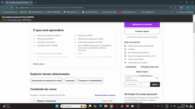 Formação Assistente Fiscal + (Transição Reforma Tributária) – Screenshot 1