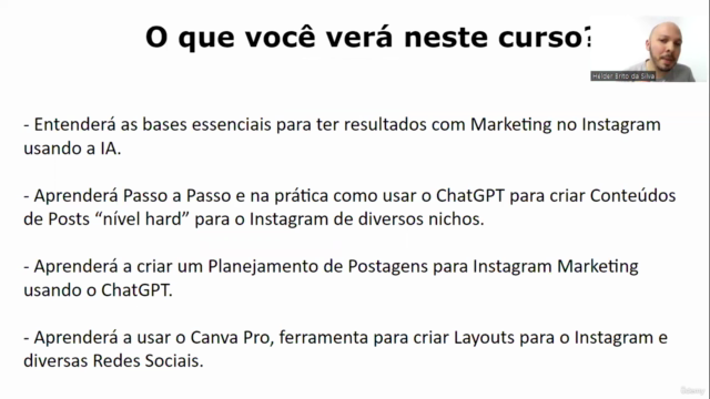 Certificação Instagram Marketing com IA (ChatGPT e Canva) – Screenshot 2