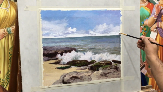 Master Seascape Oil Painting Techniques; Oil on Canvas - Screenshot_02
