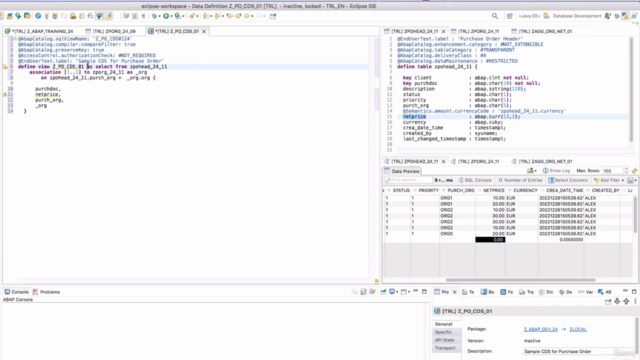 Learn Open SQL in New SAPⓇ S/4 HANA® with ABAP® – Screenshot 4