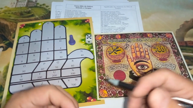 Mão de Fátima, numerologia prática. – Screenshot 2