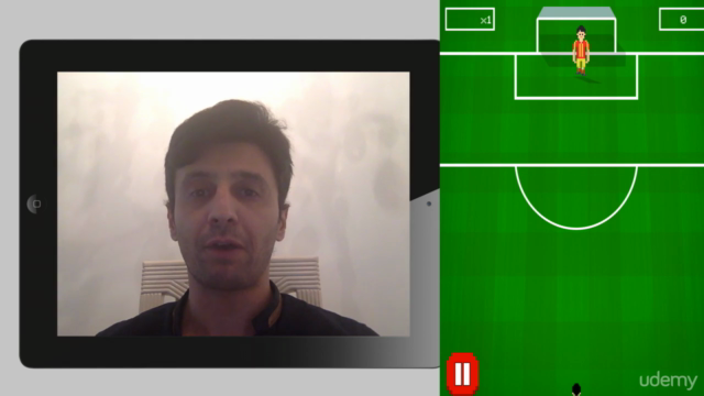 Make a Soccer game for iPhones and publish it. Code included – Screenshot 2