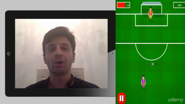 Make a Soccer game for iPhones and publish it. Code included – Screenshot 3