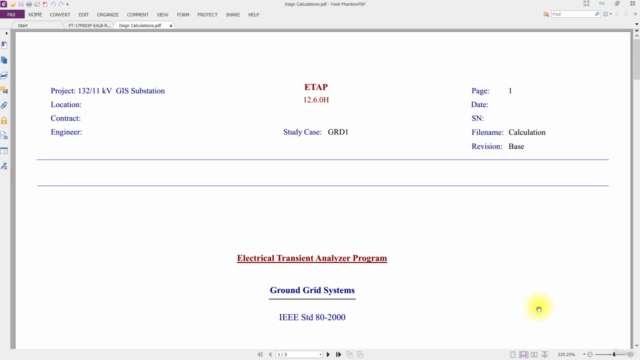 Comprehensive Substation Earthing System Design and Review – Screenshot 2