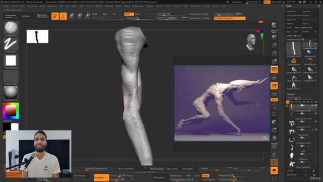 Learn to Sculpt Creatures in Zbrush for Beginners – Screenshot 2