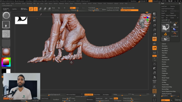 Learn to Sculpt Creatures in Zbrush for Beginners – Screenshot 3