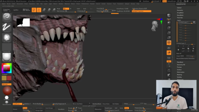 Learn to Sculpt Creatures in Zbrush for Beginners – Screenshot 4