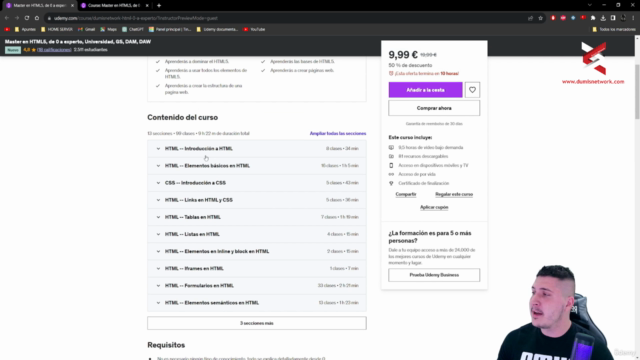 Máster en HTML5, de 0 a experto, Universidad, GS, DAM, DAW – Screenshot 2