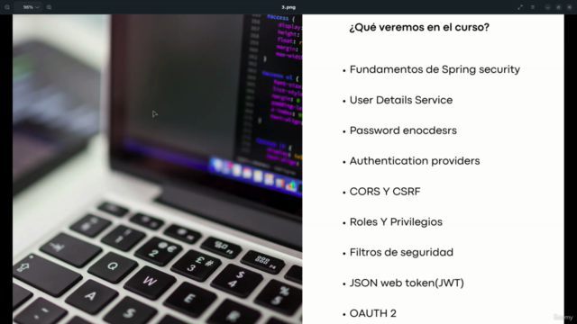 Spring security 6 Desde las bases hasta OAUTH2 y JWT 2025 – Screenshot 1