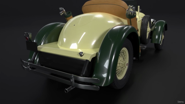 Create a Classic Speedster with Blender – Screenshot 1