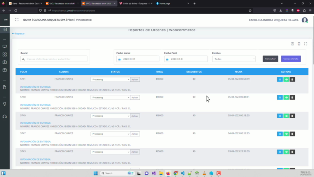 Sistema de ventas con Laravel, Livewire y WooCommerce – Screenshot 3