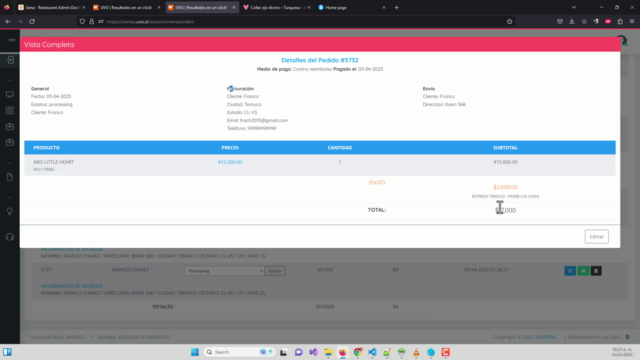 Sistema de ventas con Laravel, Livewire y WooCommerce – Screenshot 4