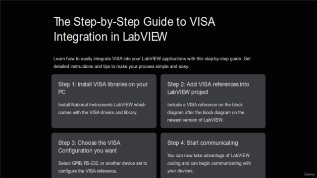VISA Integration in LabVIEW for Industrial Applications – Screenshot 3