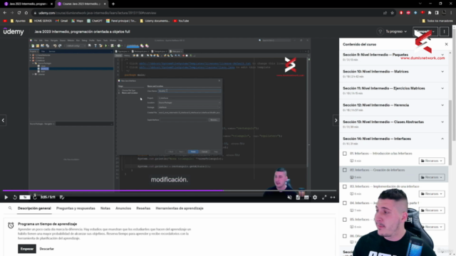 Java Intermedio, programación orientada a objetos full – Screenshot 3