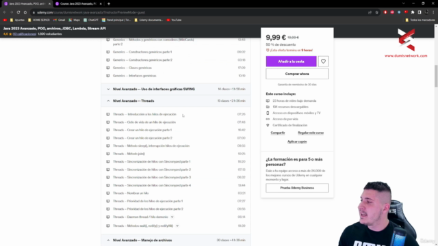 Java Avanzado, POO, archivos, JDBC, Lambda, Stream API, SQL – Screenshot 2