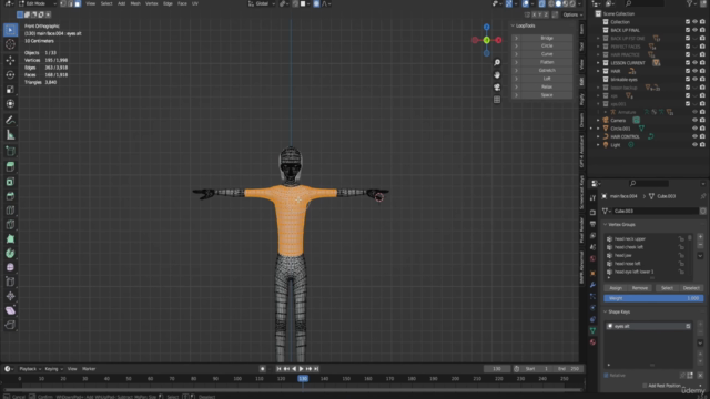 Creating an anime character in blender – Screenshot 2