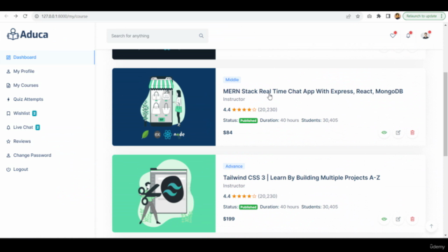 Laravel 10 Build Complete Learning Management System LMS A-Z – Screenshot 2