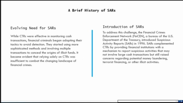 Mastering Suspicious Activity Reports (SARs) – Screenshot 3