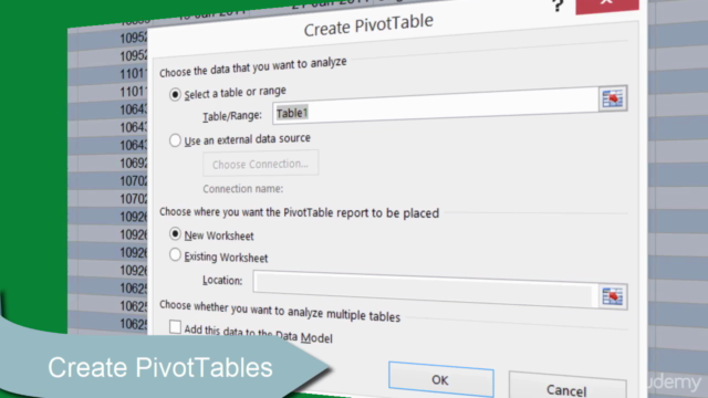 Excel: Core Data Analysis, and Workbook Customization – Screenshot 1
