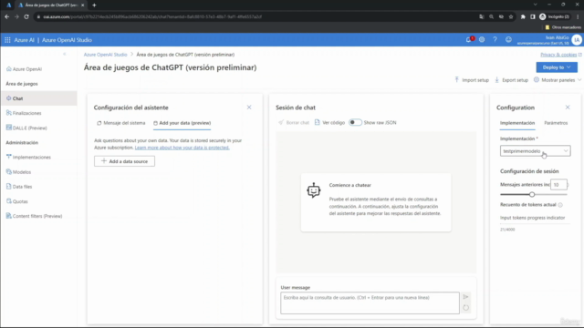 Master IA Generativa. Crea tu propio ChatGPT en Azure OpenAI – Screenshot 4
