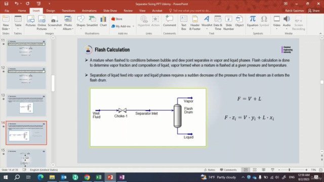 Oil and Gas Separation Design – Screenshot 2