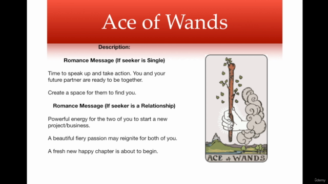 Learn Psychic Tarot - Ace to Ten of Wands - Screenshot_03