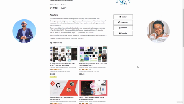 Build 5 Responsive Websites with HTML, CSS, and JavaScript – Screenshot 2