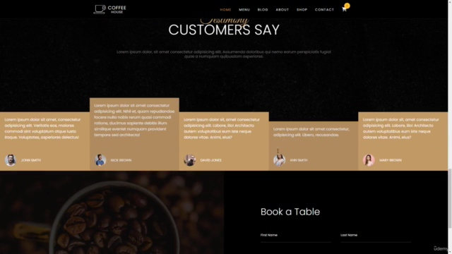 Build 5 Responsive Websites with HTML, CSS, and JavaScript – Screenshot 4