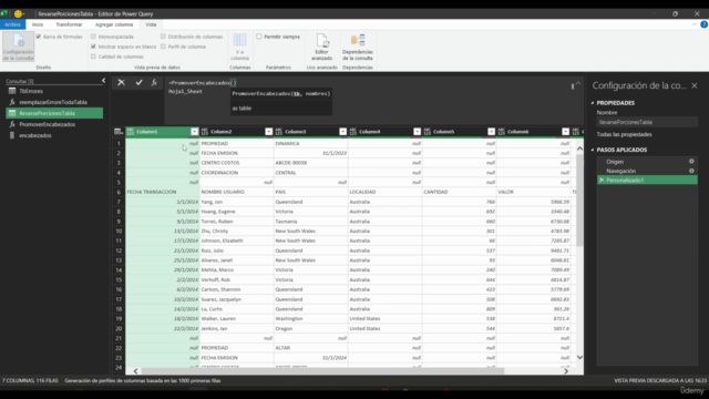 Power Query: Lenguaje M aplicado a casos prácticos Office365 – Screenshot 2