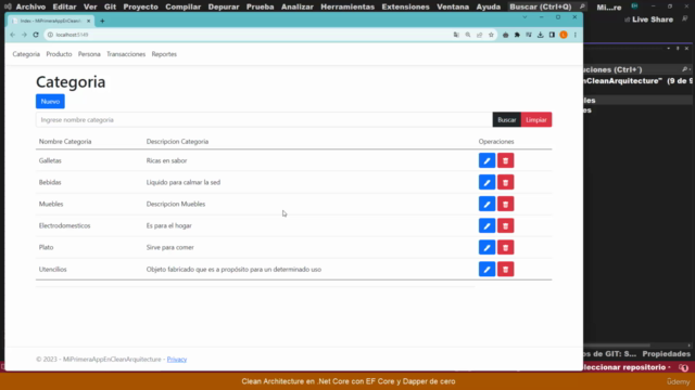 Clean Architecture en .Net Core con EF Core y Dapper de cero – Screenshot 3