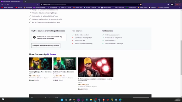 Apprenez à Hacker Des Sites Web Wordpress et à les Sécuriser – Screenshot 1