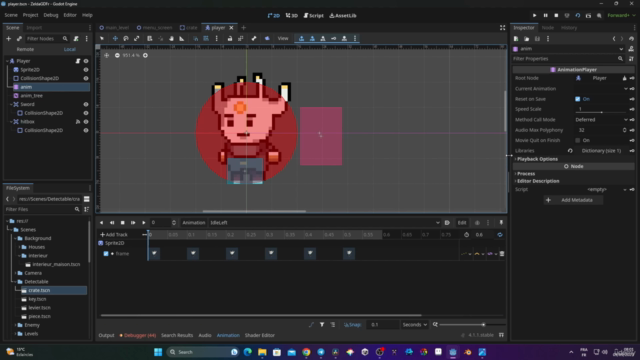 Créer un RPG en 2D avec Godot 4 – Screenshot 1