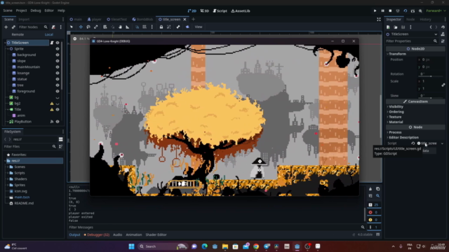 Créer un RPG en 2D avec Godot 4 – Screenshot 4