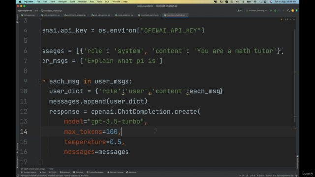 Generative AI using OpenAI API for Beginners - Screenshot_03