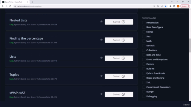 Python Programming with HackerRank: From Zero to Hero – Screenshot 1
