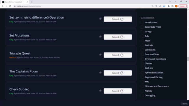 Python Programming with HackerRank: From Zero to Hero – Screenshot 3