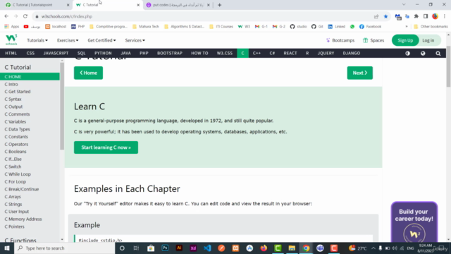 C programming language | The Complete C Course (Arabic) – Screenshot 3