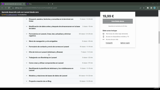 Aprende desarrollo web con Laravel desde cero – Screenshot 2