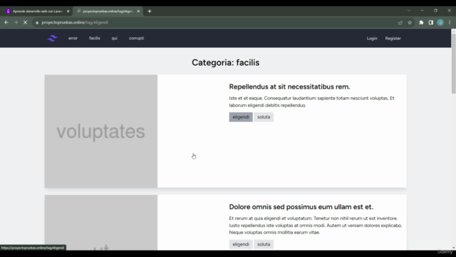 Aprende desarrollo web con Laravel desde cero – Screenshot 3