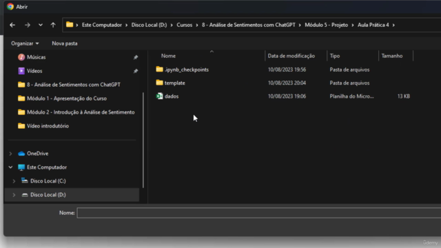 Análise de Sentimentos com Python e ChatGPT – Screenshot 3