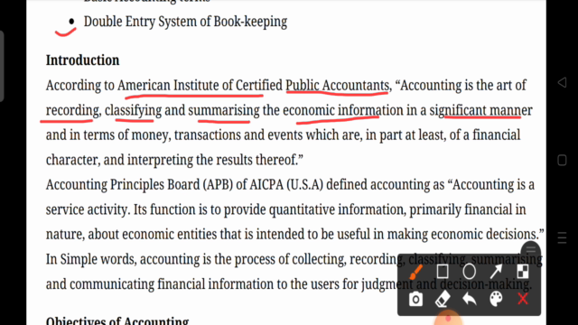 Basic Accounting – Screenshot 2