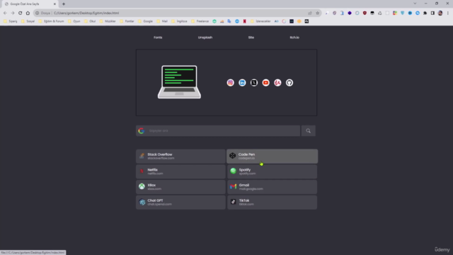 30 Günde 30 Farklı Web Projesi | HTML, CSS & JS – Screenshot 4