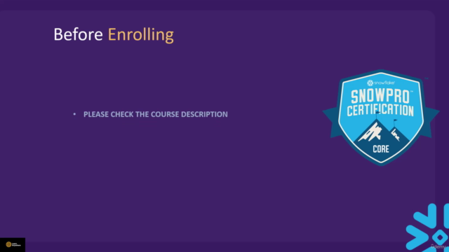 SnowPro Core Certification COF-C02 Masterclass [ MAY 2025] – Screenshot 4