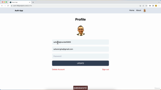 MERN Auth: Full-Stack MERN App Mastery – Screenshot 3